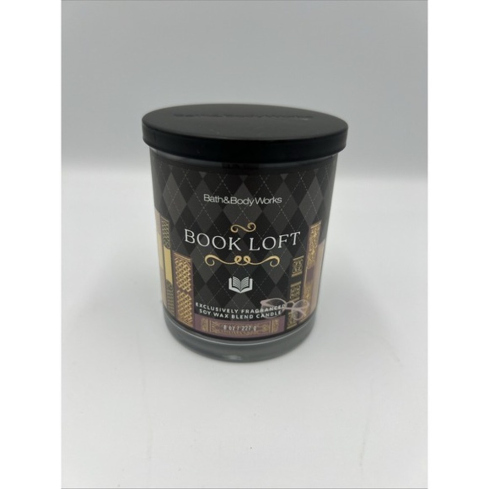Bath‎ & Body Works Single Wick Candle 8 oz Book Loft NEW!